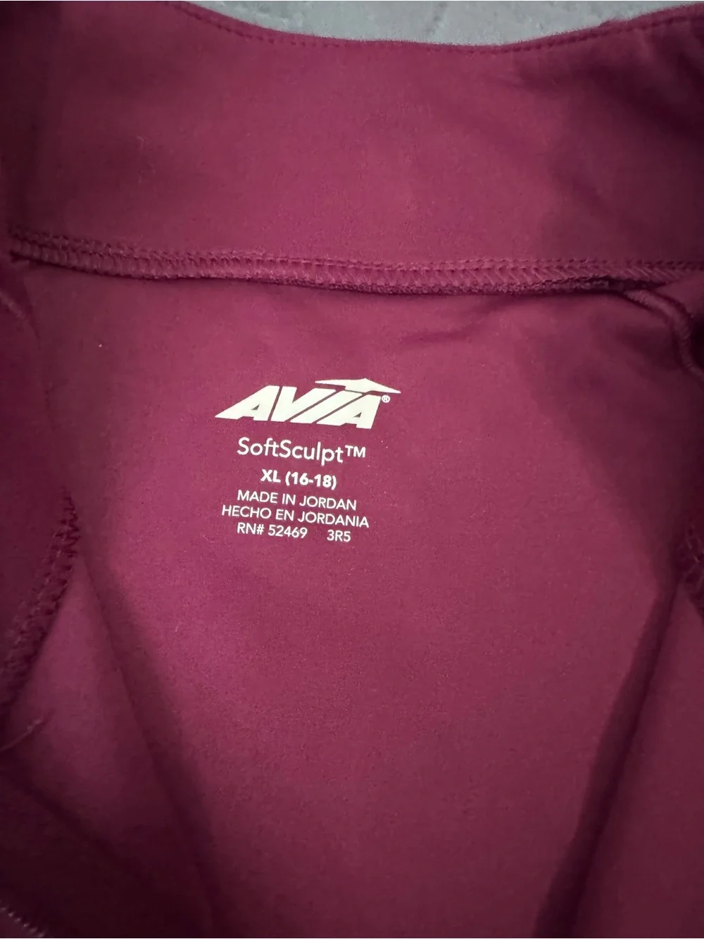 Avia Plum Full-Zip Utility Jacket